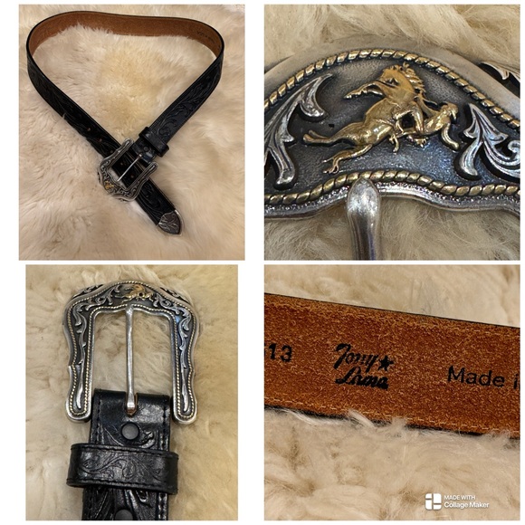 Vintage Men’s Tony Lama Belt - Picture 1 of 6